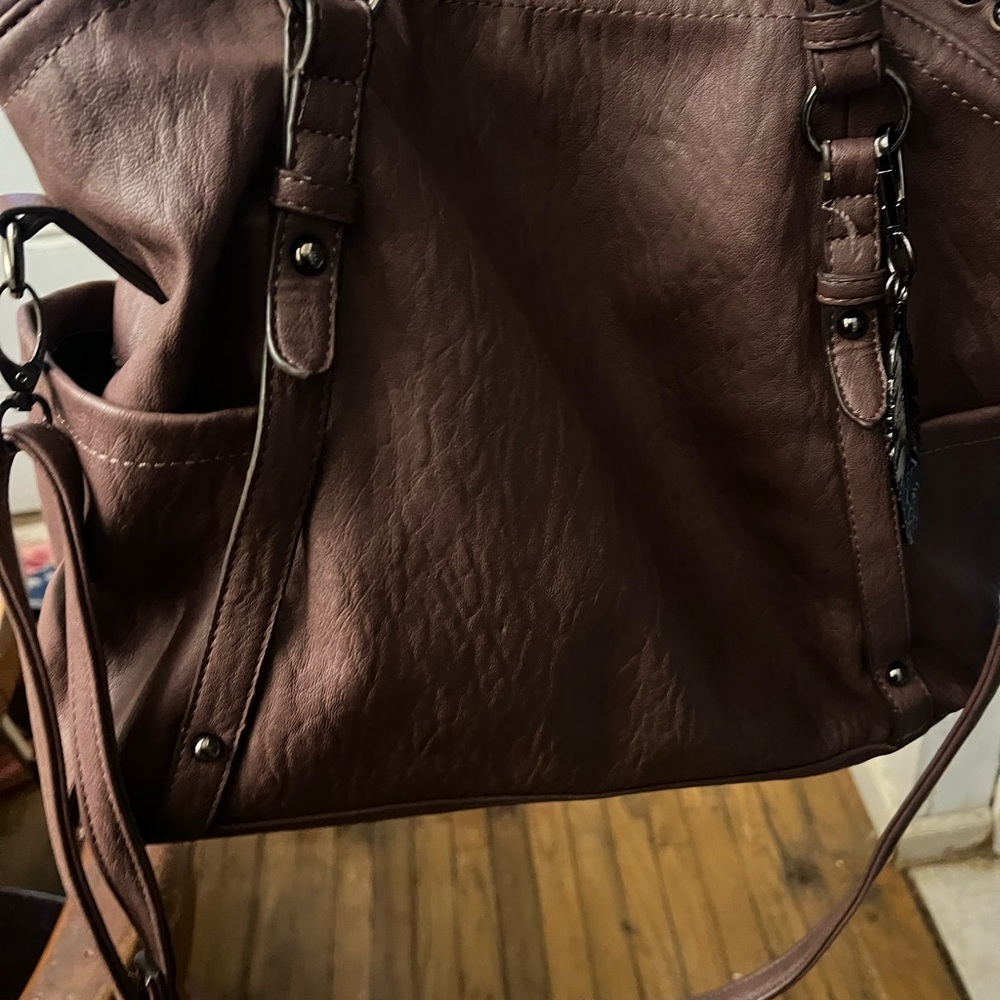 Jessica Simpson Elegant Brown Leather Women's Bag